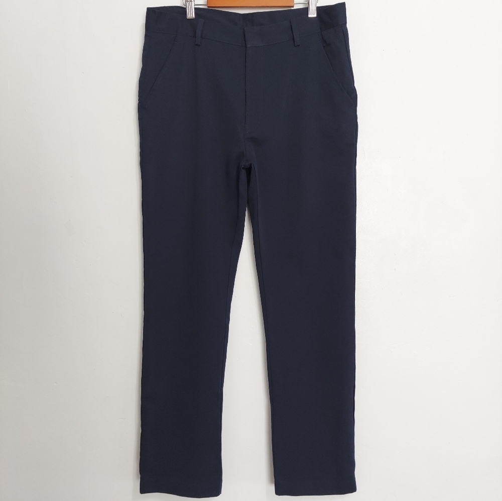 Unik School Uniform Pants Boys Size 18 Navy Blue Adjustable Waist NWT New